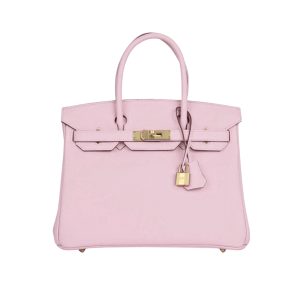 Hermes Birkin 30 Togo Leather Gold Hardware Light Pink 30Cm
