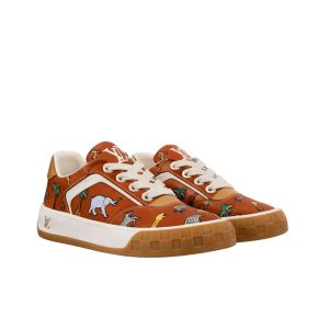 Louis Vuitton LV The Darjeeling Limited LV Tilted Sneaker Cognac Brown 1AJTKS