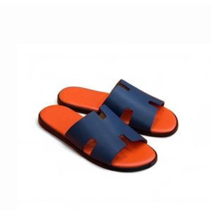 Hermes Izmir Sandal Orange & Blue For Men