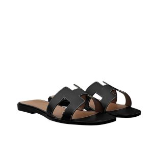 Hermes Oran Sandal Black H021056Z 01