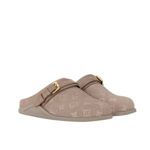 LOUIS VUITTON TO GO FLAT COMFORT CLOG HAZELNUT BROWN 1AHLVS
