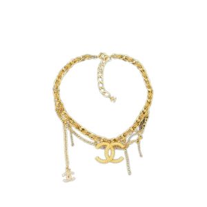 Chanel CC Necklace Gold