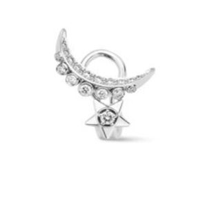 CHANEL LUNE DE CHANEL SINGLE CLIP EARRINGS