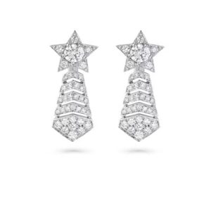 CHANEL LUNE DE CHANEL SINGLE CLIP EARRINGS