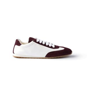 PRADA Nappa leather and suede sneakers