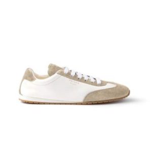 PRADA Nappa leather and suede sneakers