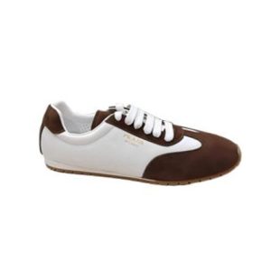 PRADA Nappa leather and suede sneakers