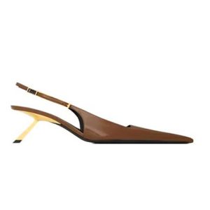 YSL LEE slingback pumps in patent leather