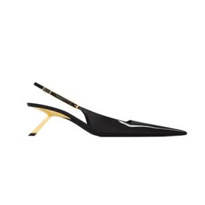 YSL LEE slingback pumps in patent leather