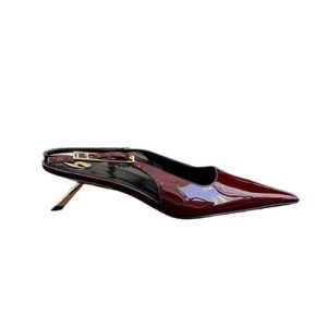 YSL LEE slingback pumps in patent leather