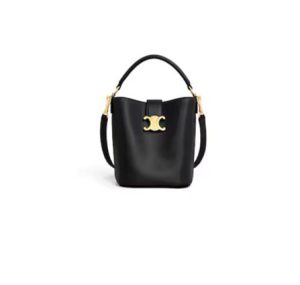 CELINE SMALL BUCKET LOUISE IN SMOOTH CALFSKIN(HIGH-END GRADE)