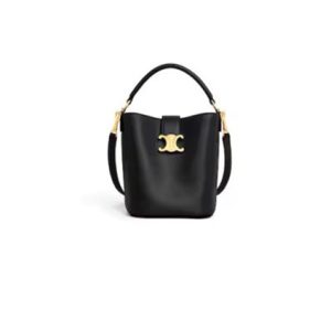CELINE SMALL BUCKET LOUISE IN SMOOTH CALFSKIN(HIGH-END GRADE)
