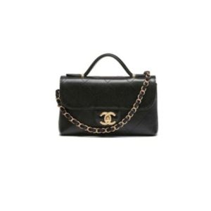 CHANEL Mini Flap with top handle(HIGH-END GRADE)