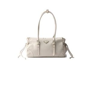 Prada Bonnie medium antiqued leather tote bag(HIGH-END GRADE)
