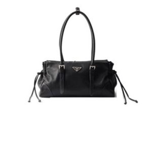 Prada Bonnie medium antiqued leather tote bag(HIGH-END GRADE)