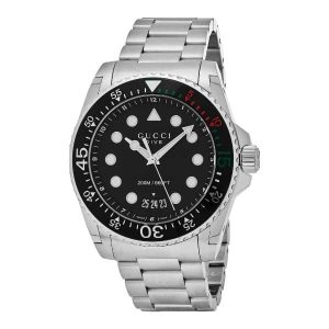 Gucci Dive Xl Black Dial Watch 45Mm