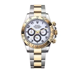 Rolex Oyster Perpetual Cosmograph Daytona In Silver And Gold 40Mm