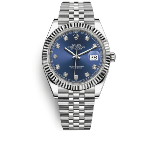 Rolex Datejust Navy Blue Watch 41Mm