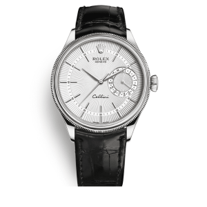 Rolex Cellini Date White Dial And Silver 39Mm