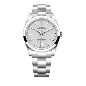 Rolex Oyster Perpetual Watch 41Mm Silver Dial