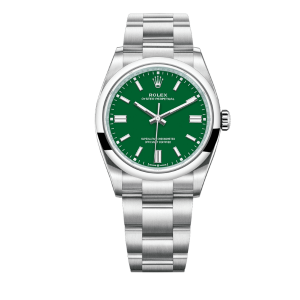 Rolex Oyster Perpetual Watch 41Mm Green Dial