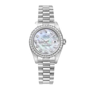 Rolex Lady Datejust 31 Silver Jubilee Diamond Dial In White 31Mm