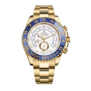 Rolex Oyster Yacht Master Ii 44Mm With Gold Strap