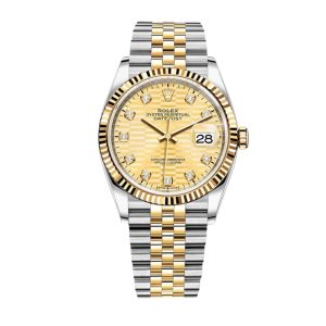 Rolex Oyster Datejust Oystersteel Golden Flip Dial 41Mm