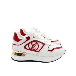 Louis Vuitton Neo Run Away Sneaker White And Red