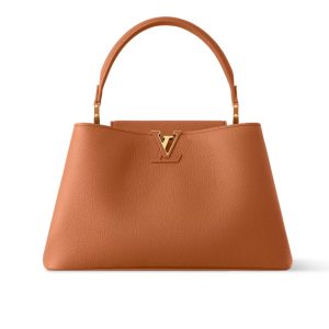 Louis Vuitton Capucines MM Souple Cognac 33Cm M14371