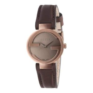 Gucci Interlocking Watch Brown Dial 29Mm