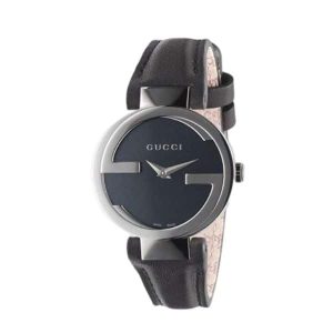 Gucci Interlocking Watch Black Dial 29Mm