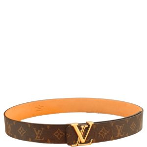 LOUIS VUITTON'S INITIALS 40MM REVERSIBLE BELT SILOUIS VUITTONER BUCKLE