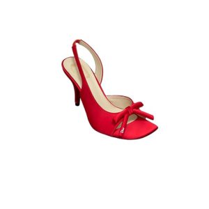 Dior Bow Heeled Slingback Sandal