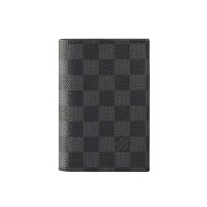 Louis Vuitton Passport Cover Damier Graphite 14Cm N64411