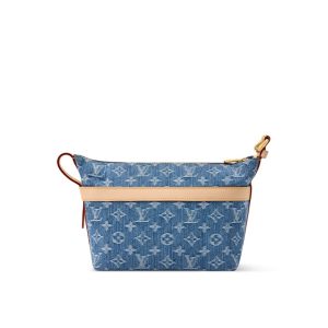 Louis Vuitton Cruiser Toiletry Bag Blue Denim 22Cm M27945
