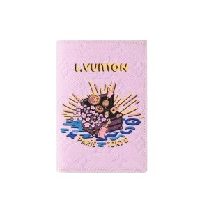 Louis Vuitton Passport Cover Pink 14Cm M25968