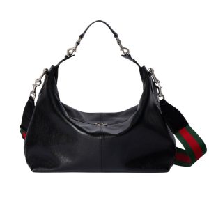 Gucci Brera Medium Crossbody Bag Black 33Cm 866938 AAGDQ 1053