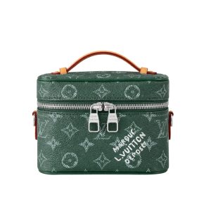 Louis Vuitton Nice Mini Green Toiletry Bag 20cm