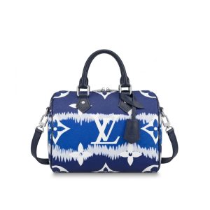 Louis Vuitton Speedy Bandouliere 30 Monogram Escale Canvas Blue 25cm