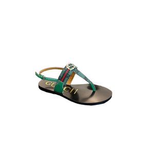 GUCCI Women’s Interlocking G Web sandal 384816