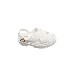 PRADA Crisscross Leather Sandals 621770