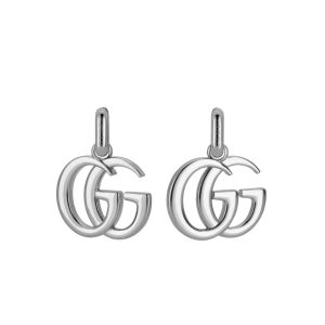 Gucci GG Marmont Earrings Silver 863859 I4601 0926