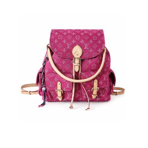 Louis Vuitton Montsouris Cargo Backpack Pink Denim 32Cm