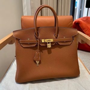 Hermes Birkin B35 Togo Gold