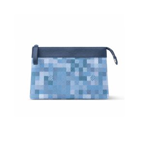 Louis Vuitton Pochette Voyage Souple Blue 30Cm M28846