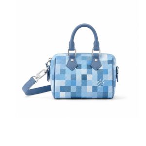 Louis Vuitton Speedy 18 Bandoulière Blue 18Cm M29050