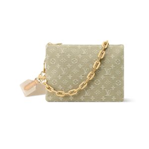 Louis Vuitton Coussin PM Khaki Denim 26Cm M28360