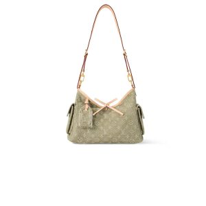 Louis Vuitton Carryall Cargo PM Khaki Denim 33Cm M27623
