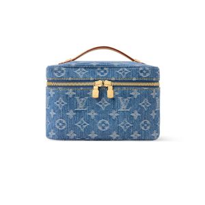 Louis Vuitton Nice Mini Monogram Blue Denim 20Cm M27946